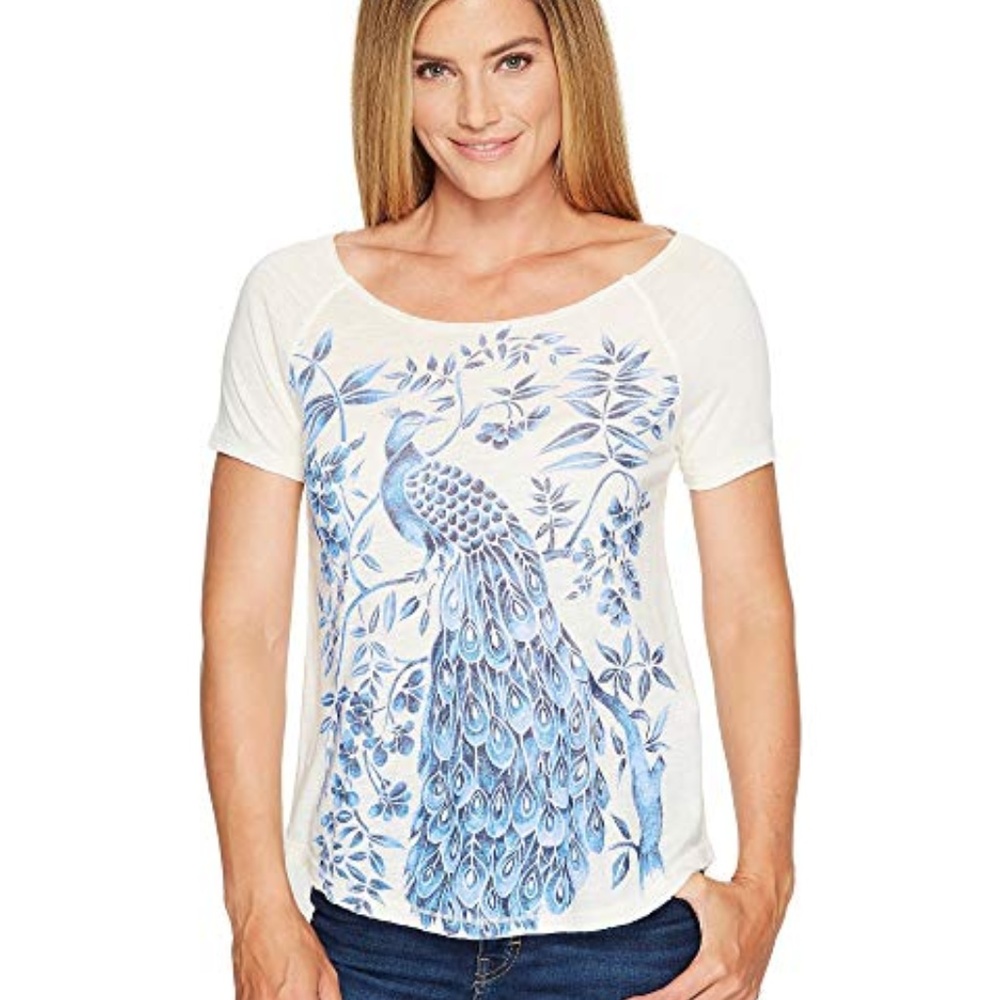 Lucky Brand Peacock Graphic T-Shirt